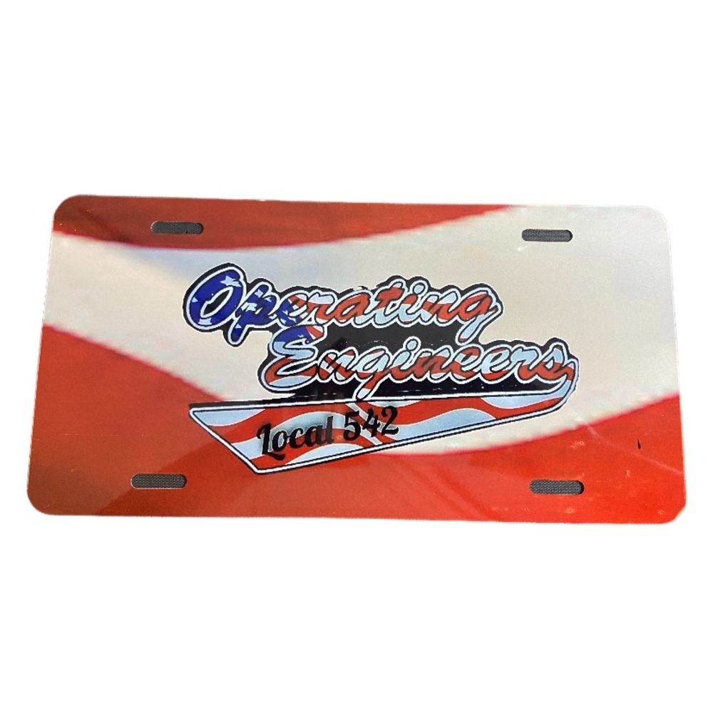 Customize your old license plate